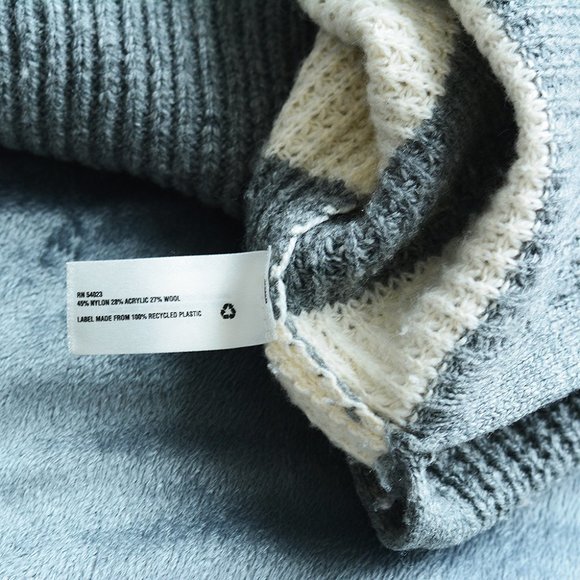 Gap Grey and White Striped Sweater - Picture 4 of 6